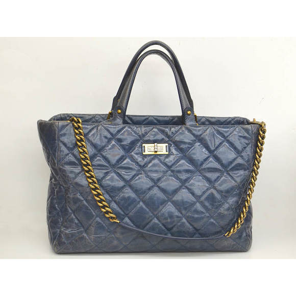 Chanel Tote Leather Bag Wrinkle - Picture 1 of 1